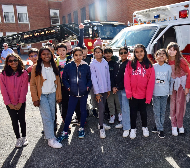Fire Department Visits Hillside Grade School Hillside Grade School